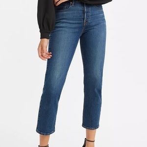 Levi’s Wedgie Straight Ankle jean, dark wash, 29
